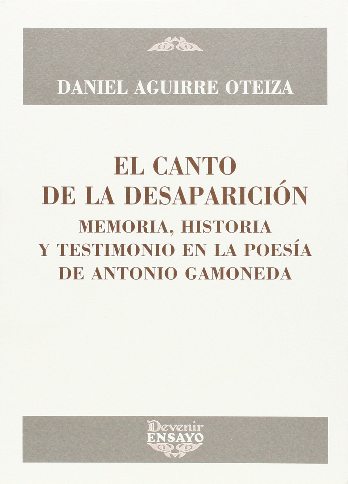 EL CANTO DE LA DESESPERACIÓN