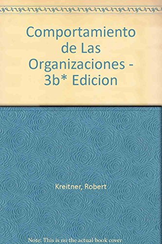 COMPORTAMIENTO ORG.3EDC-KREITN (SIN COLECCION)