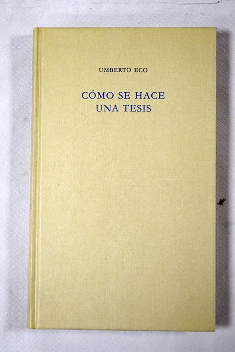 Como se hace una tesis