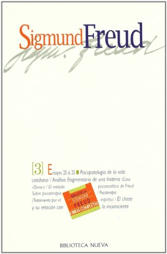 Freud - Obras Completas (III): Ensayos 20 al 25 (Biblioteca Sigmund Freud)