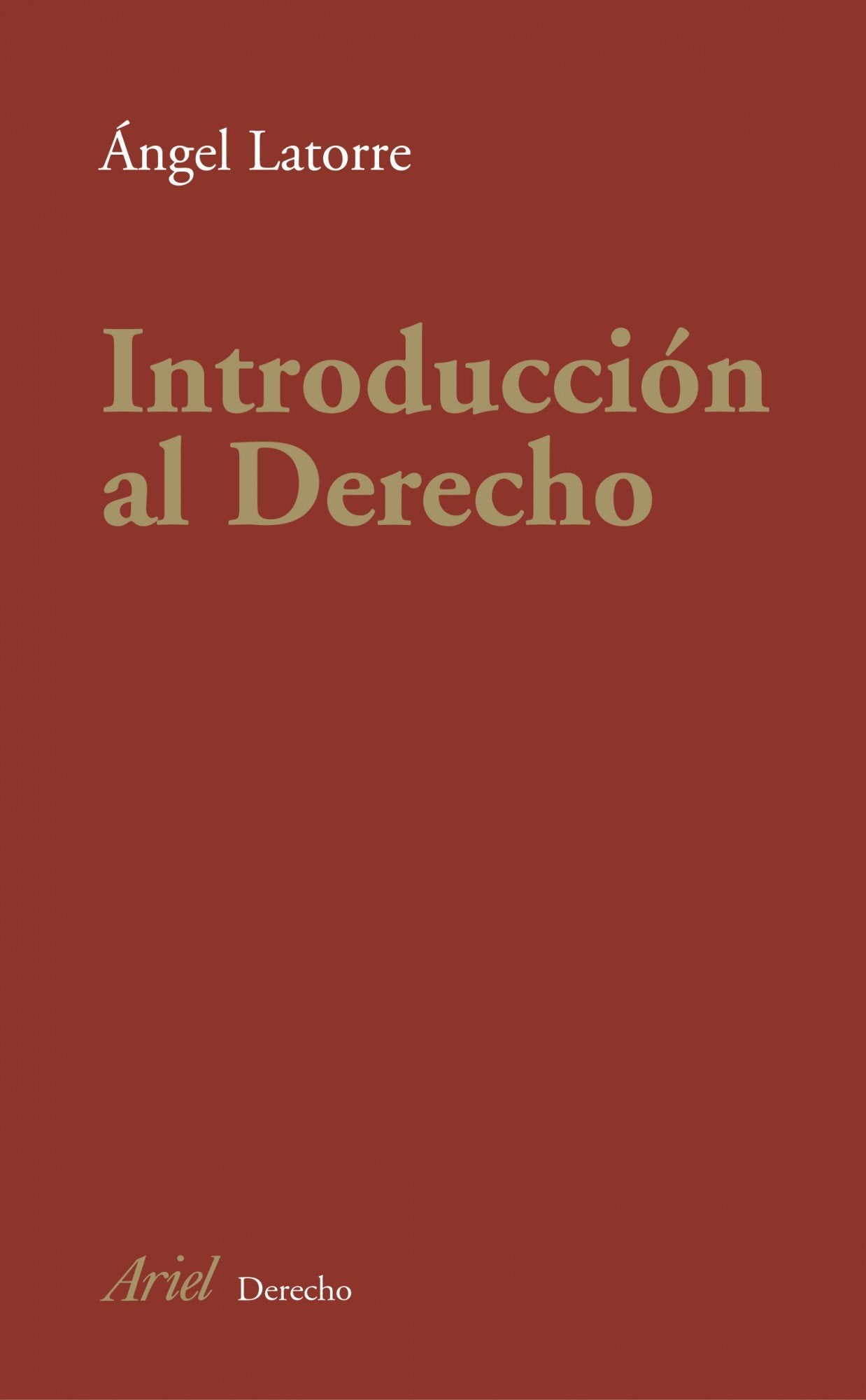 Introducción al Derecho (Ariel Derecho)