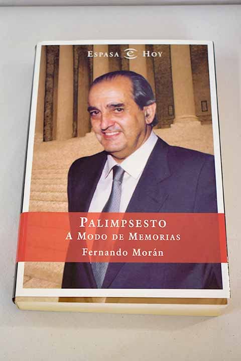 Palimpsesto: a modo de memorias