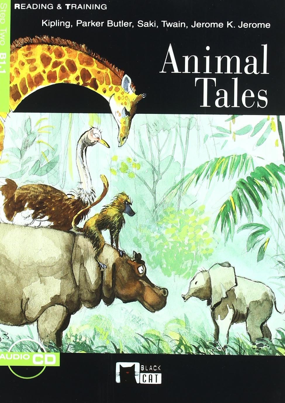 Animal Tales+cd (Black Cat. reading And Training) - 9788431677046