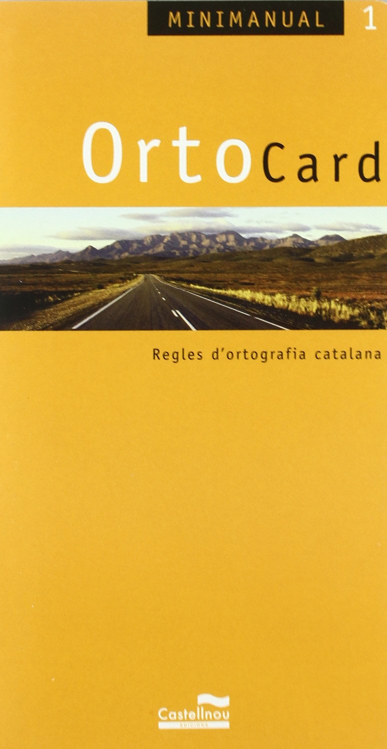 Ortocard - Catala .1 (Minimanual)