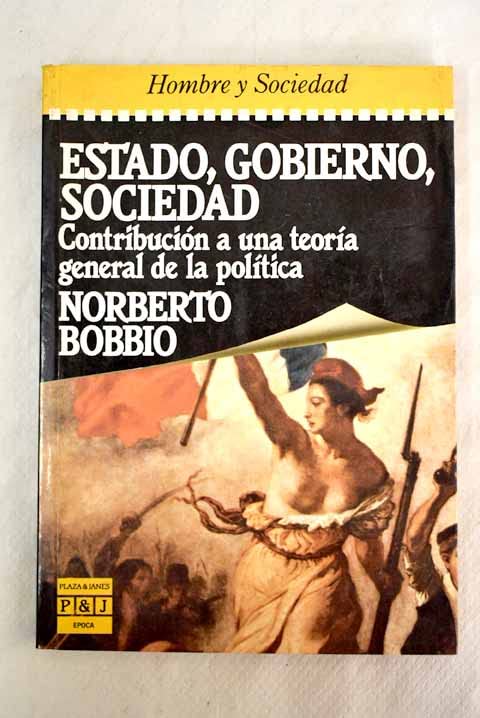 Estado gobierno y sociedad