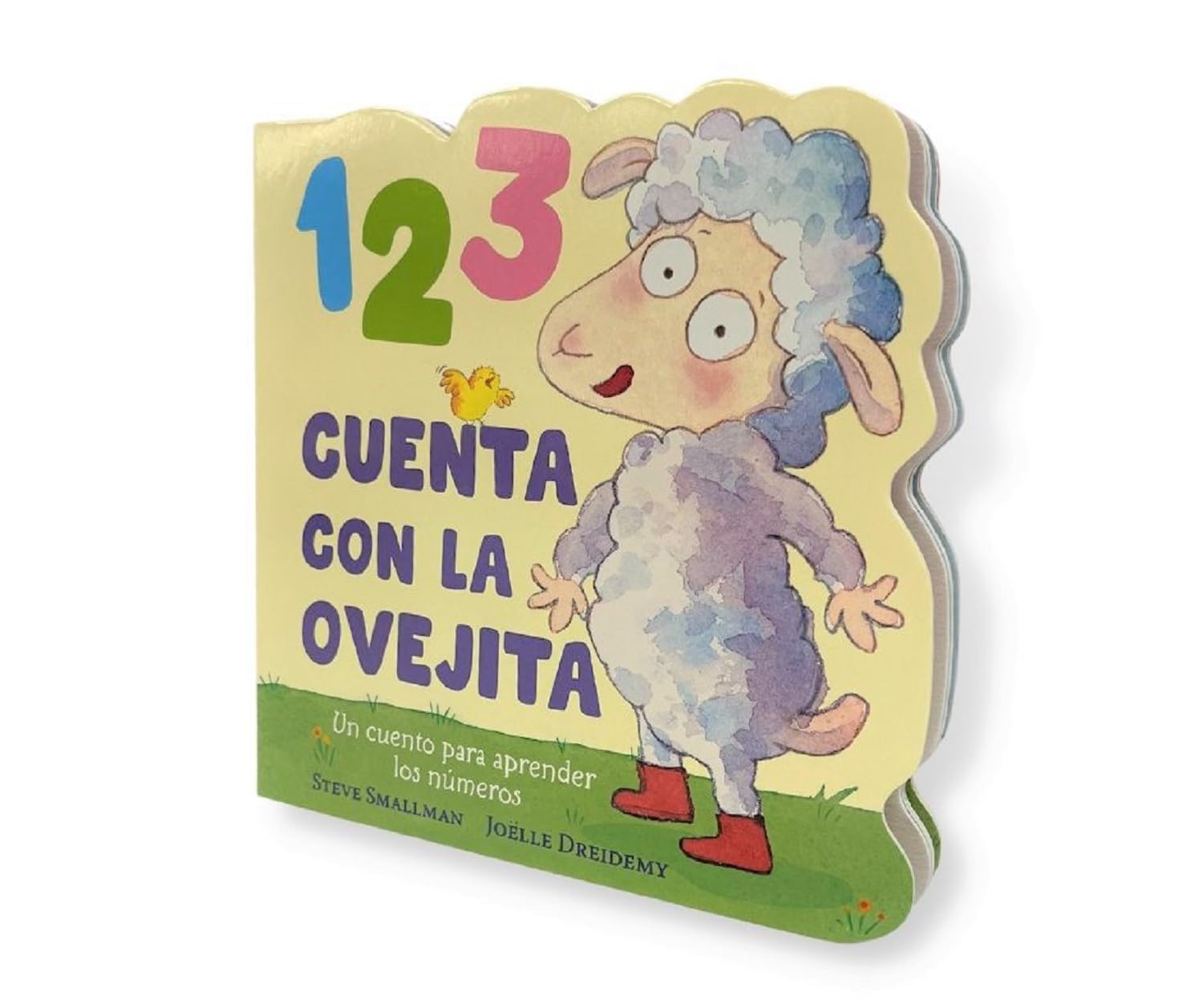 1 2 3 Cuenta con la ovejita (La ovejita que vino a cenar. Libro de cartón): Un cuento para aprender los números (Pequeñas manitas)