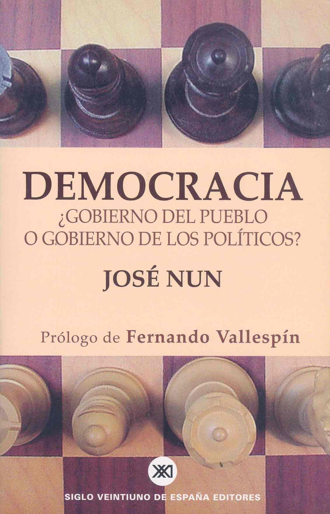 Democracia: ¿Gobierno del pueblo o gobierno de los políticos? (Sociología y política)