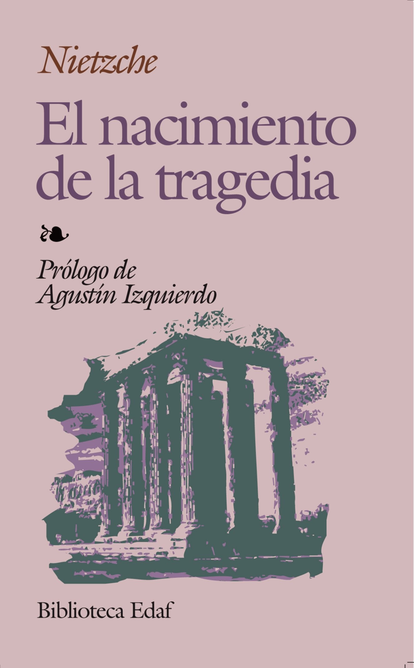 Nacimiento De La Tragedia, El (Biblioteca Edaf)