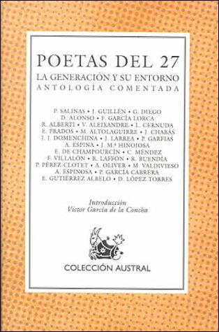 POETAS DEL 27-GENERAC.Y ENTORN.ANT.COMEN (SIN COLECCION)