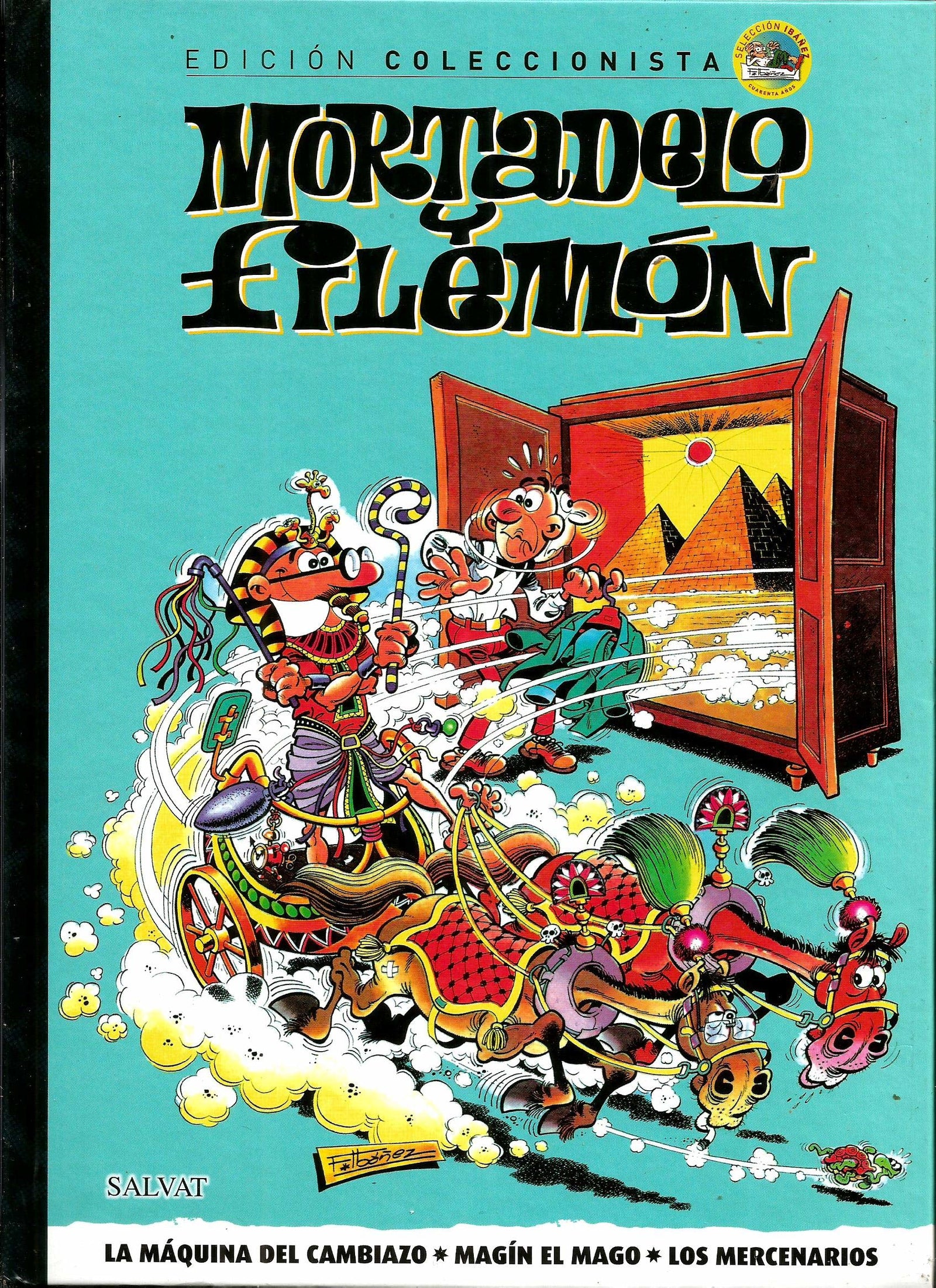 MORTADELO Y FILEMÓN La máquina del cambiazo ; Magín el mago ; Los mercenarios