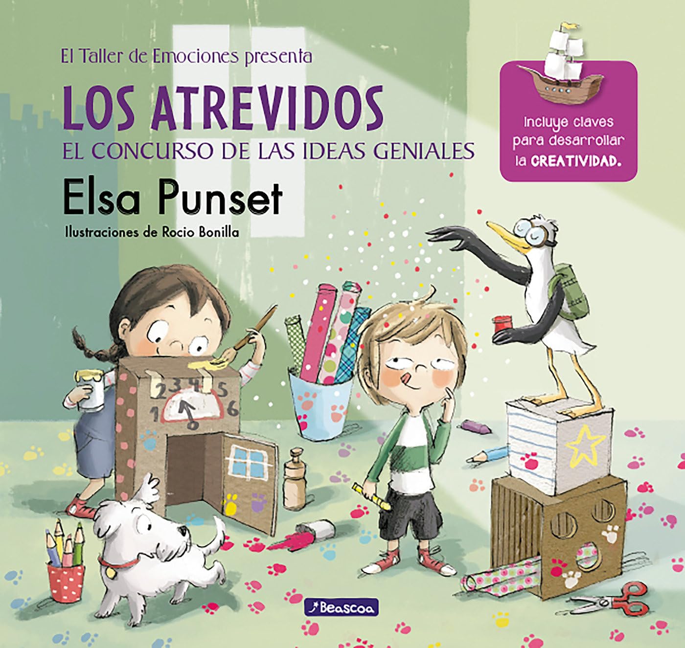 Los atrevidos y el concurso de las ideas geniales (Serie Los Atrevidos 8): Incluye claves para desarrollar la creatividad (Emociones, valores y hábitos)