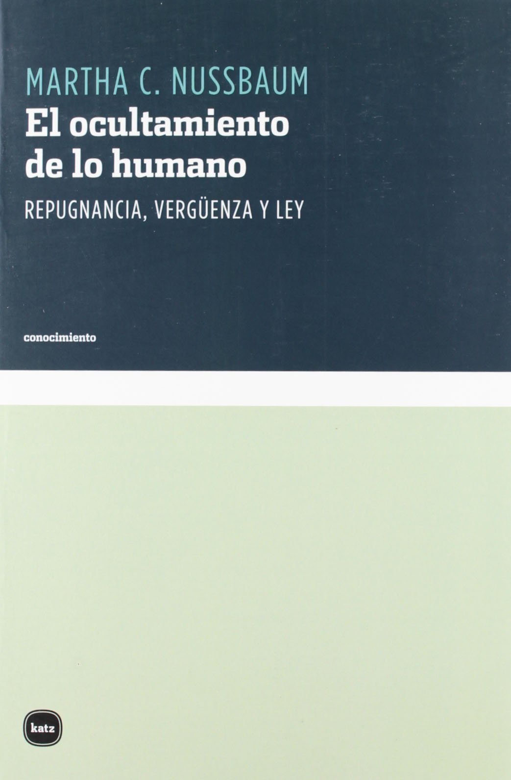 El Ocultamiento De Lo Humano - 2ª Edición (conocimiento)