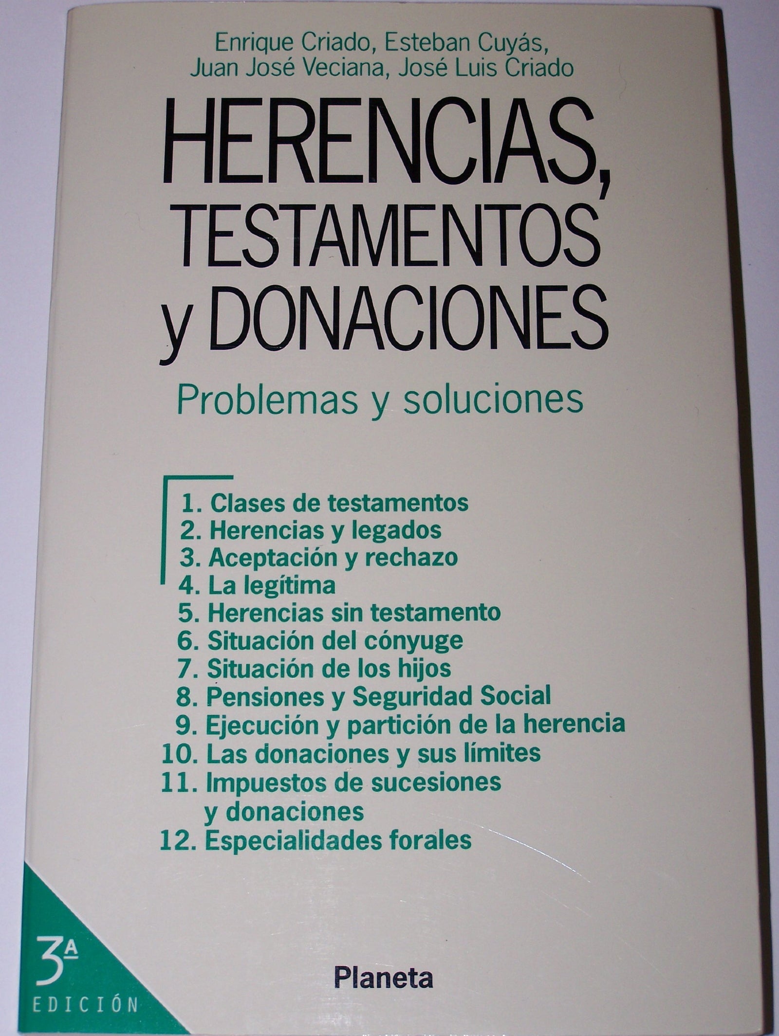 Herencias, testamentos y donaciones