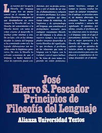Principios de filosofía del lenguaje (Alianza Universidad Textos (Aut))