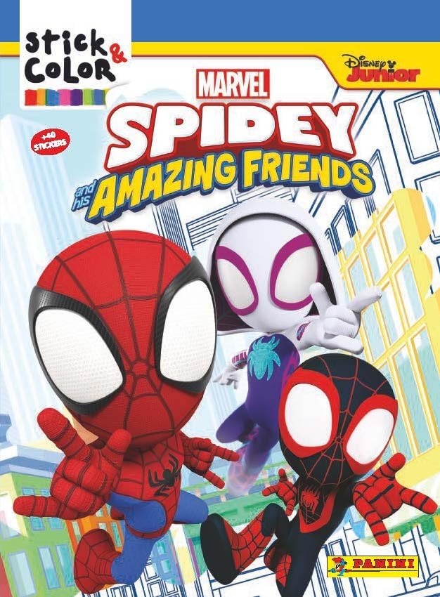Spiderman and Friends. Stick & Color
