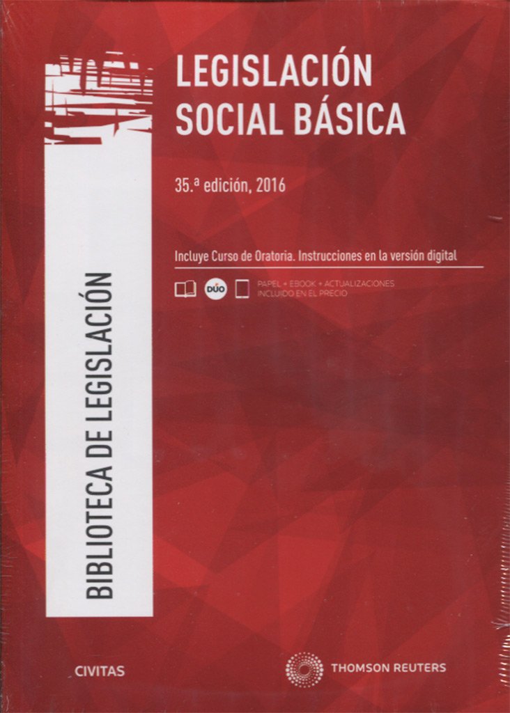 Legislación social básica (35ª ed.) 2016: 24 (Biblioteca de Legislación)