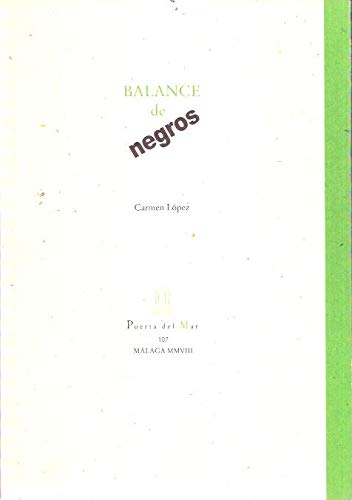 BALANCE DE NEGROS