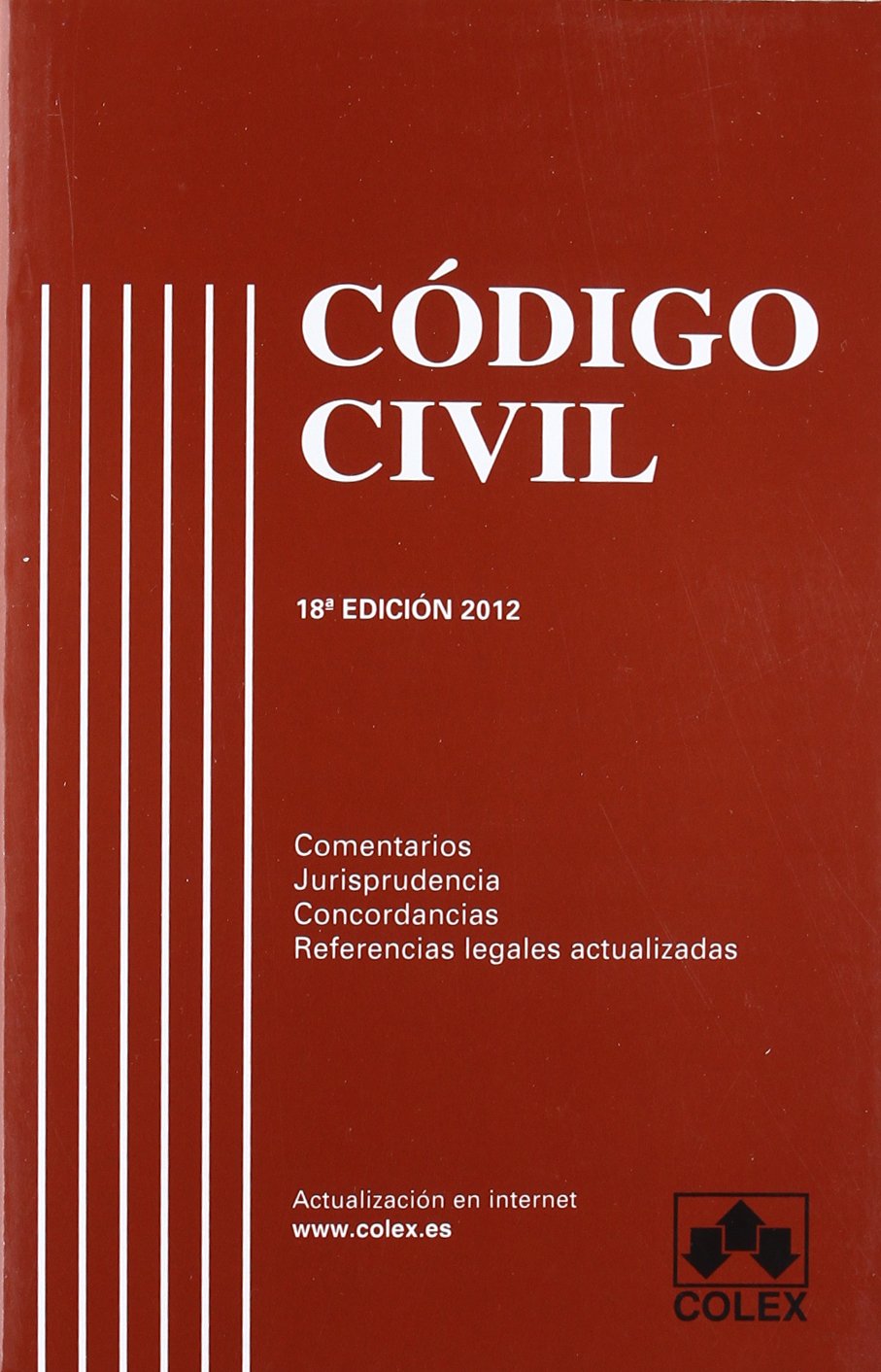 Codigo civil 18 edicion (codigos comentados)
