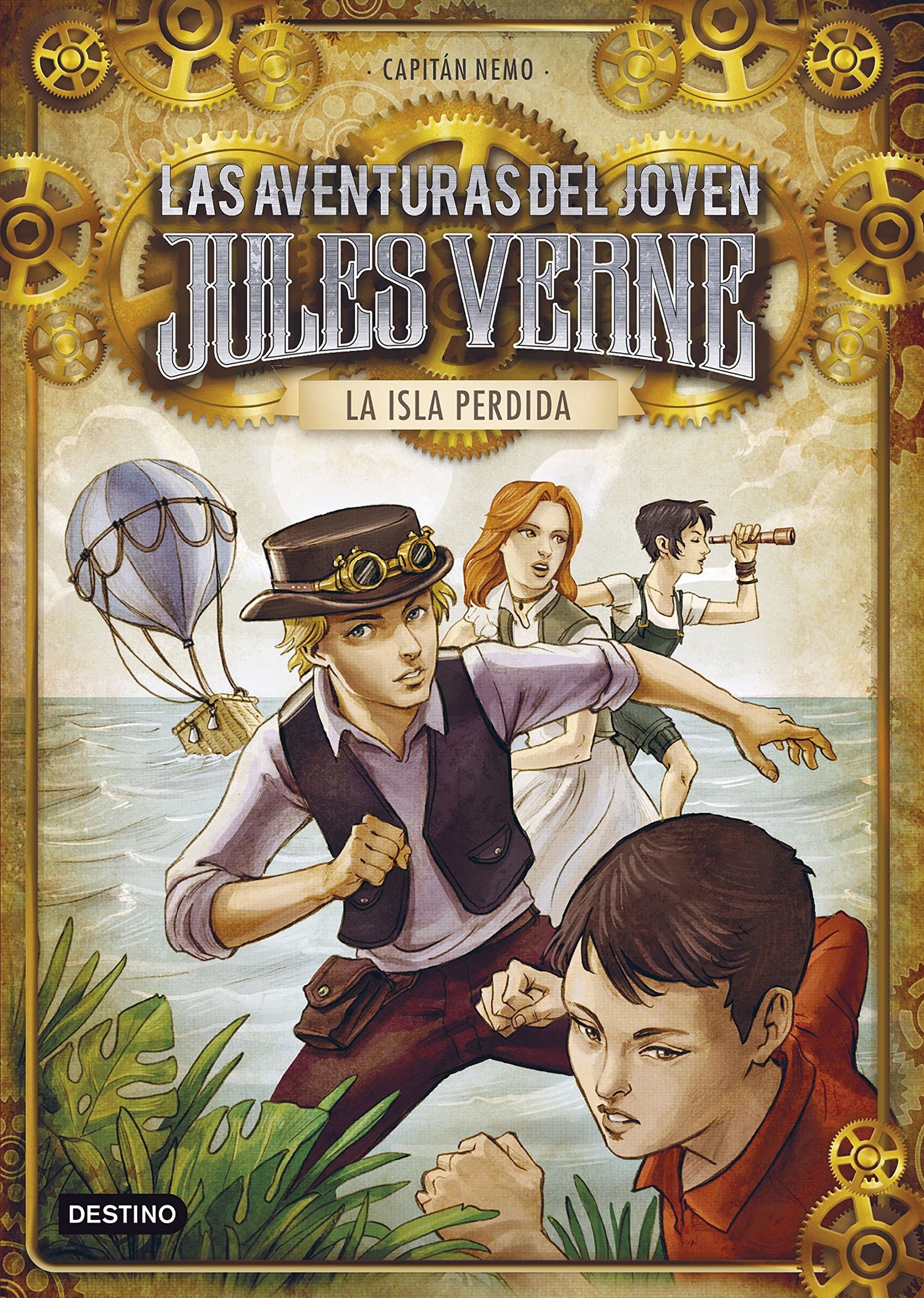 La isla perdida: Las aventuras del joven Jules Verne y cia. 1