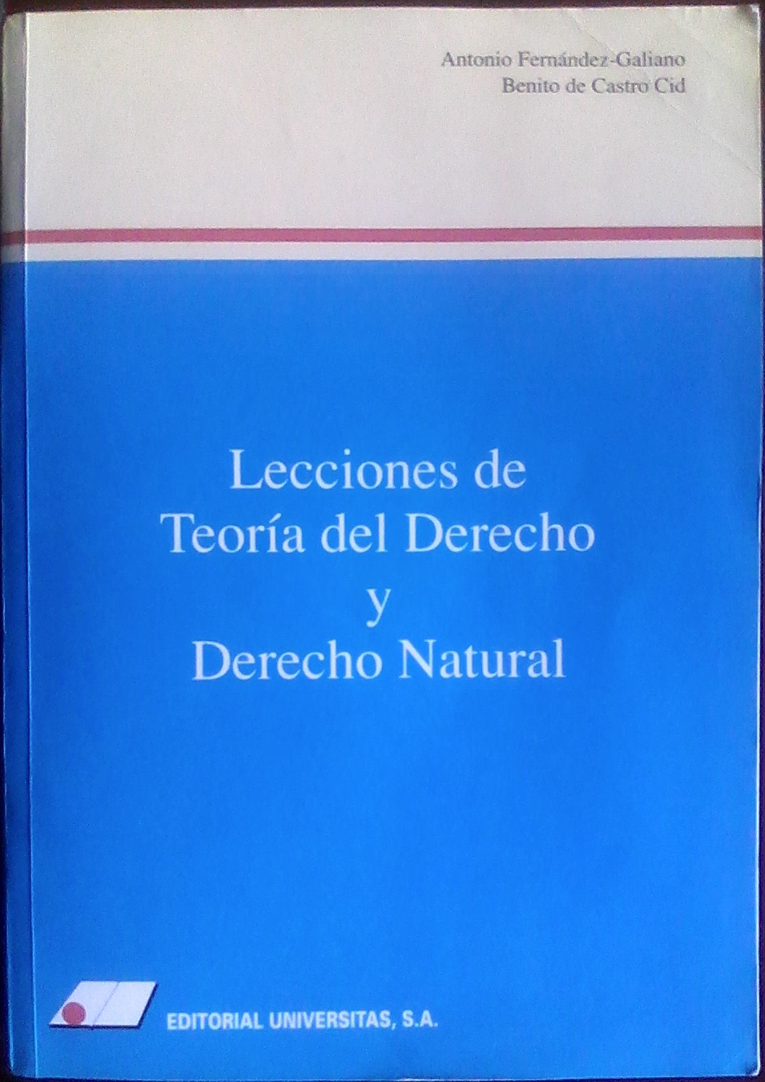 Lecciones de teoria del derecho y derecho natural