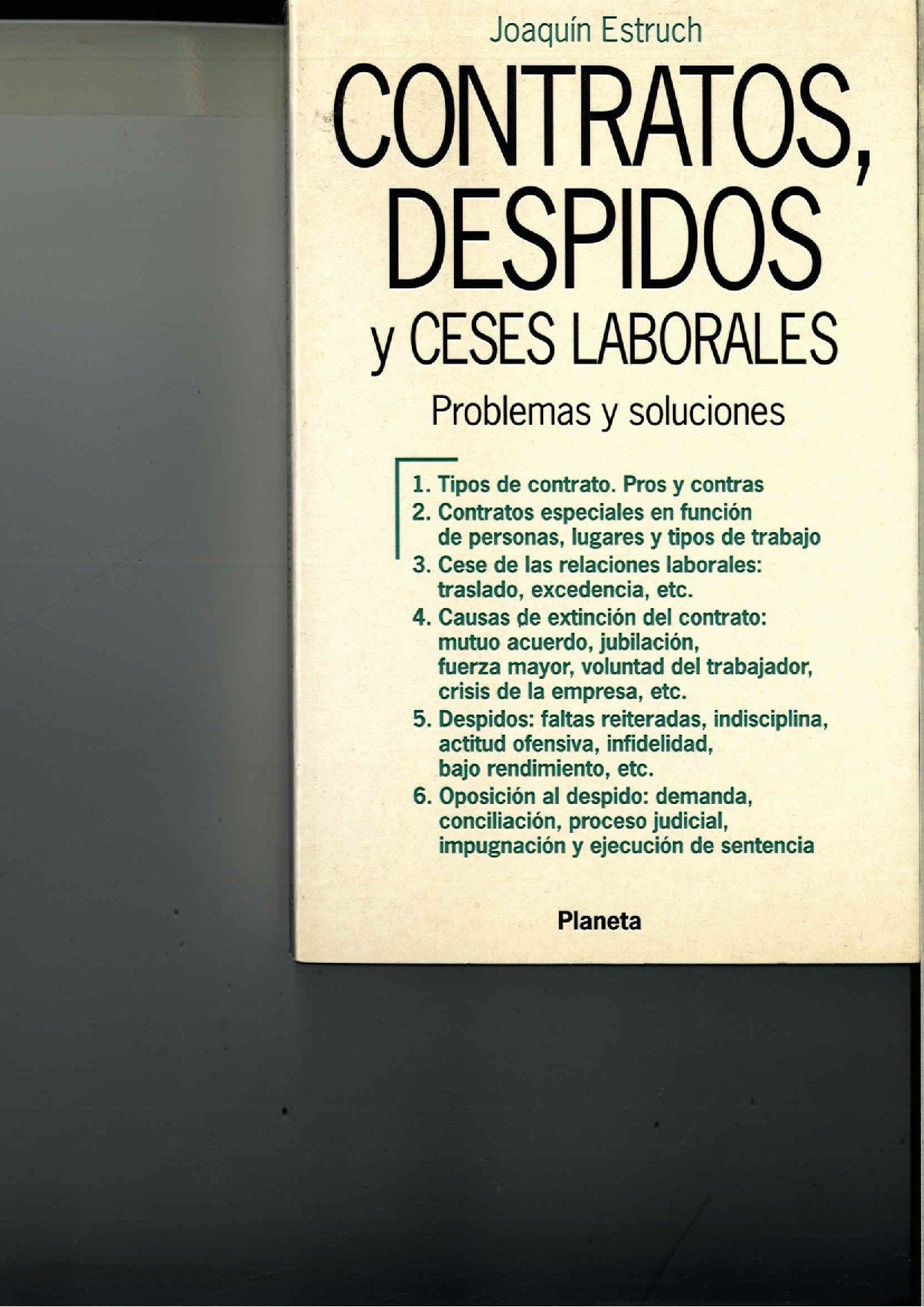 Contratos,despidos y ceses laborales
