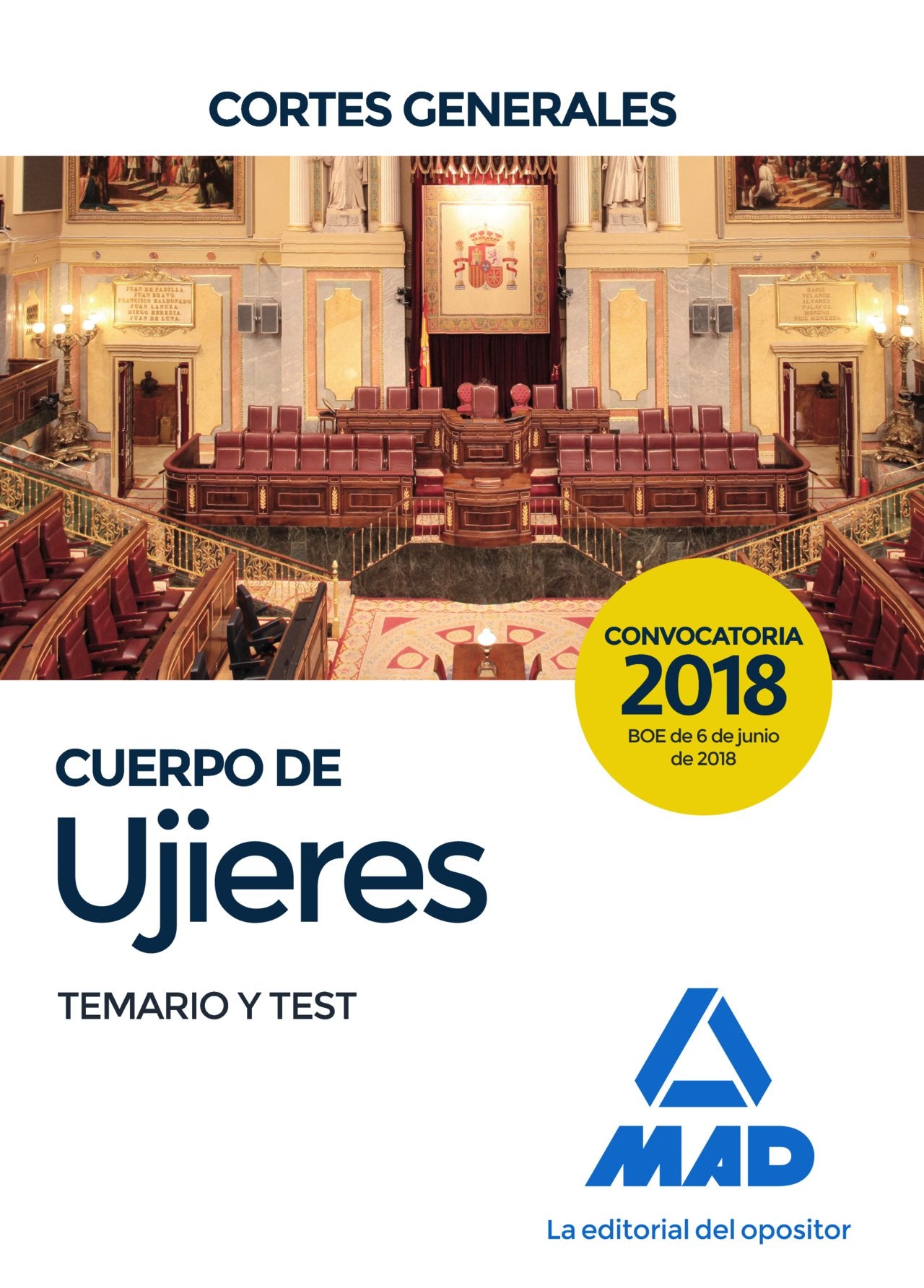 Cuerpo de Ujieres de las Cortes Generales. Temario y test