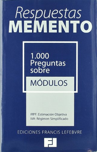 1000 PREGUNTAS SOBRE MODULOS (MEMENTO EXPERTO)