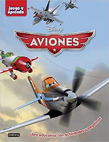 Aviones: Libro educativo con actividades y pegatinas (Juego y aprendo)