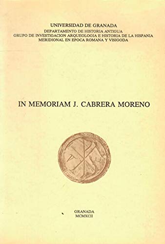 In memoriam J. Cabrera Moreno (Fuera de Colección)