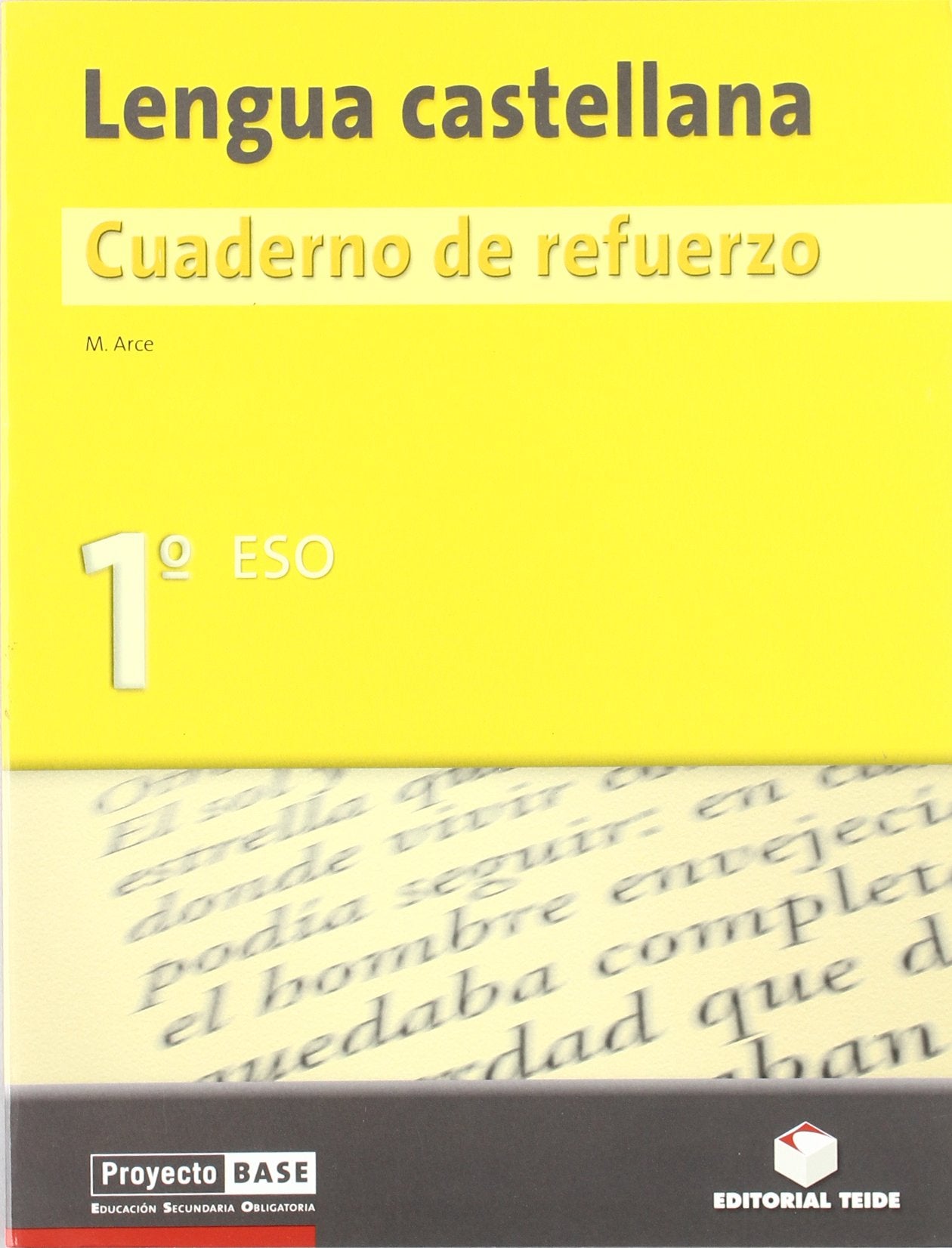 Cuaderno de refuerzo. Lengua castellana 1º ESO - 9788430748662