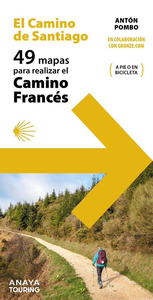 El Camino de Santiago. 49 Mapas para realizar el Camino Francés (Mapa Touring)