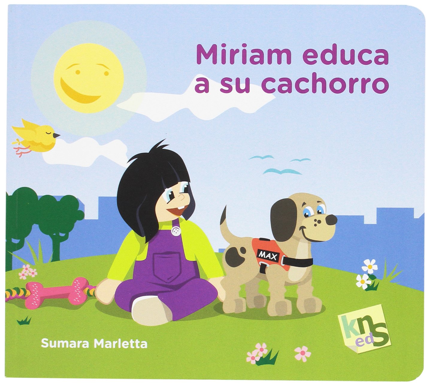 Miriam educa a su cachorro