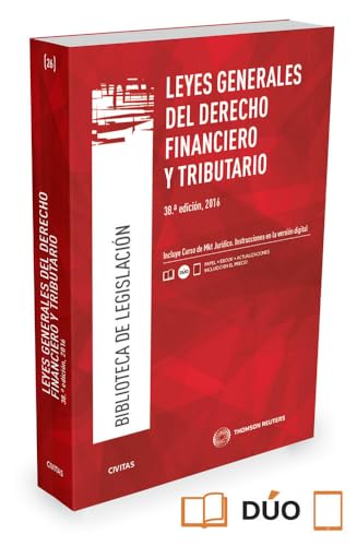 Leyes Generales del Derecho Financiero y Tributario (38 ed. - 2016): 26 (Biblioteca de Legislación)