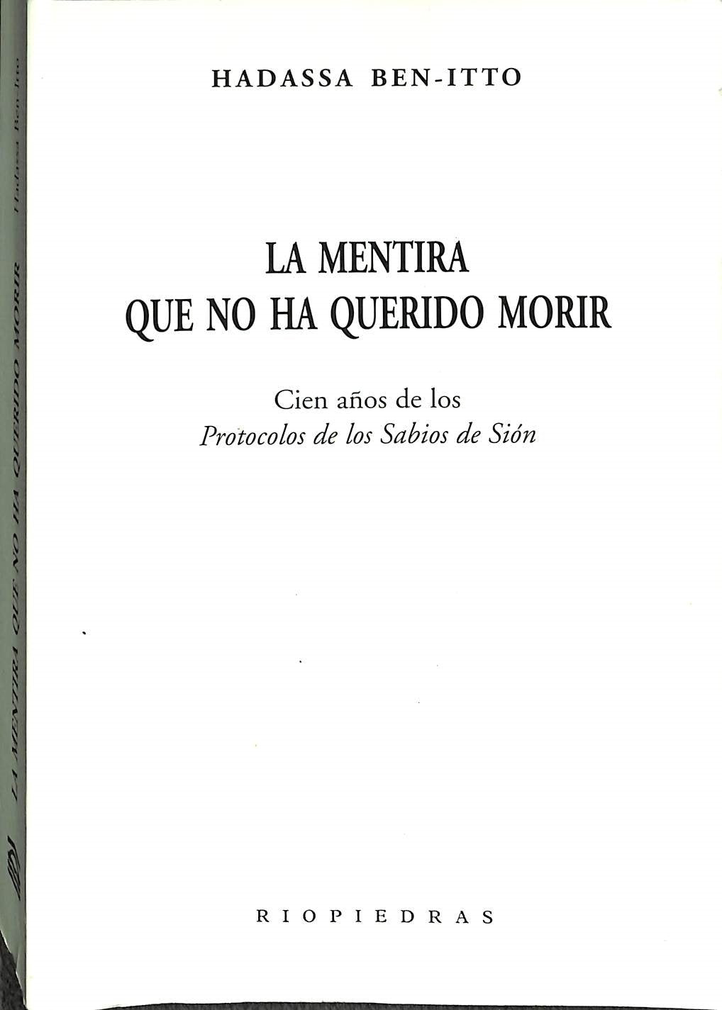 La mentira que no ha querido morir