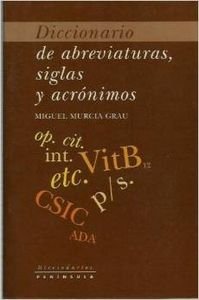 Diccionario de abreviaturas, siglas y acrónimos