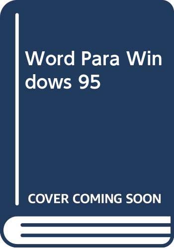 Word para windows 95 guias visuales