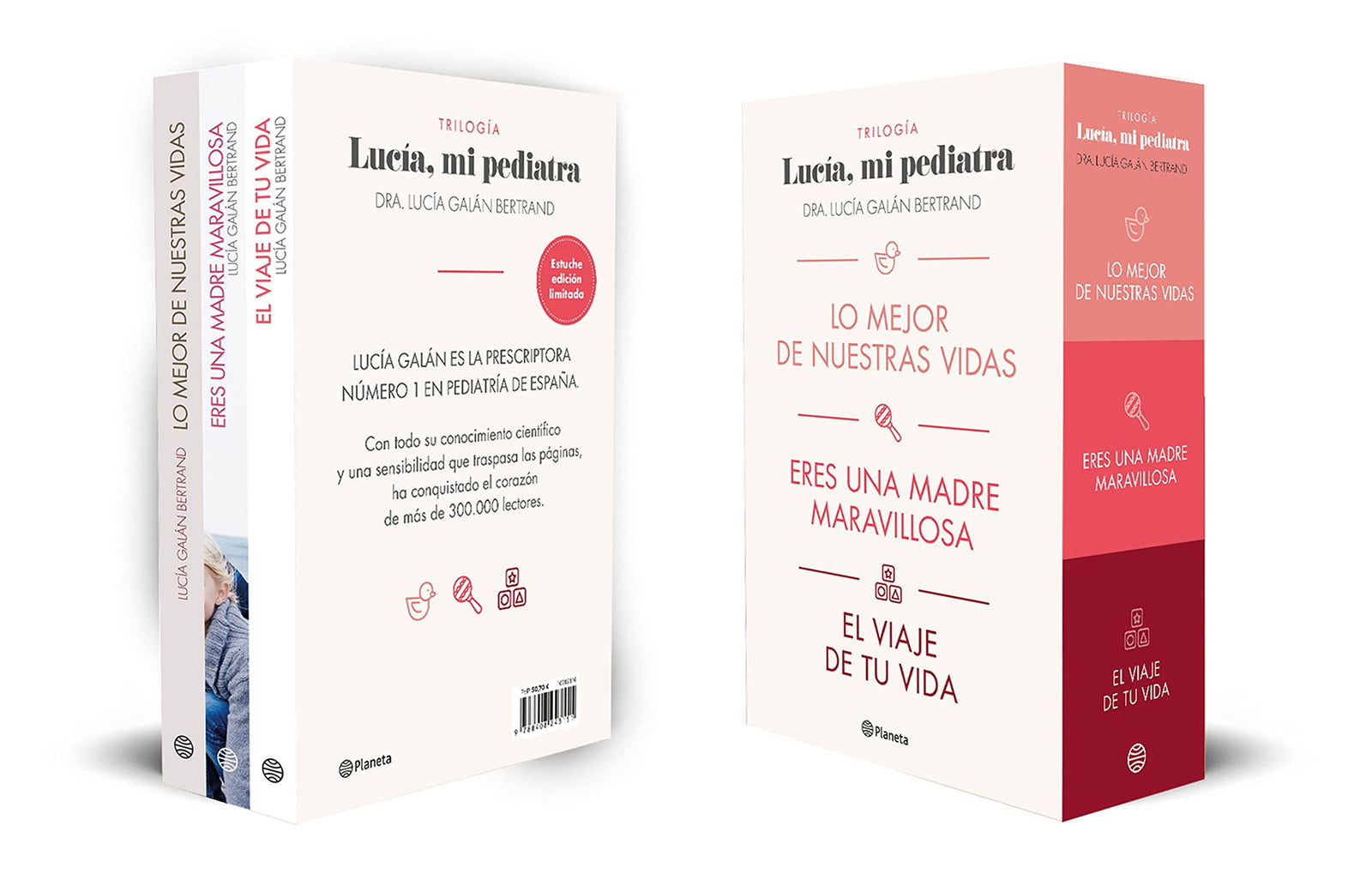Estuche Trilogía de Lucía, mi pediatra: Lo mejor de nuestras vidas, Eres una madre maravillosa y El viaje de tu vida (Prácticos)