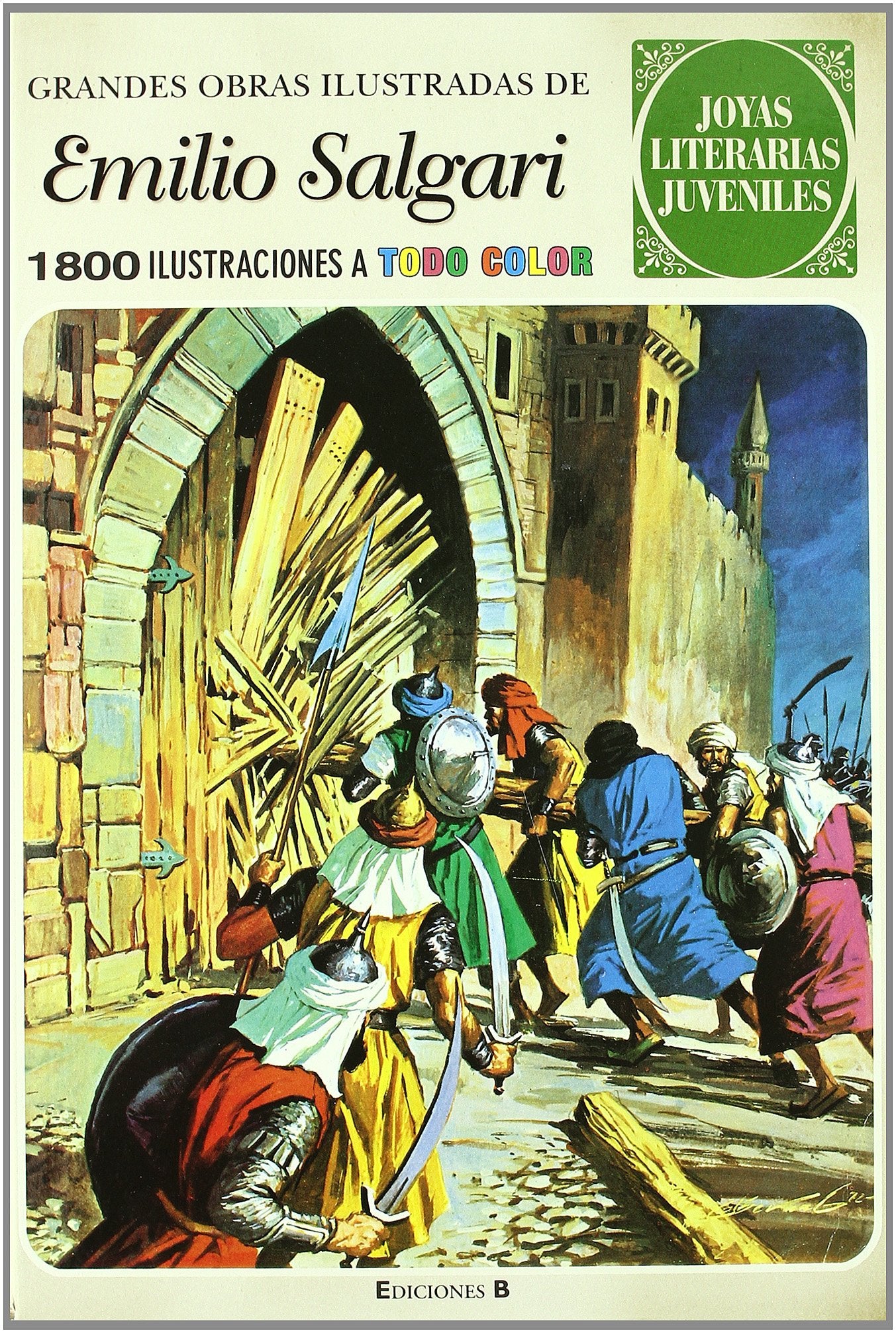 GRANDES OBRAS ILUSTRADAS DE EMILIO SALGARI: 1800 ILUSTRACIONES A TODO COLOR (JOYAS LITERARIAS JUVENILES)