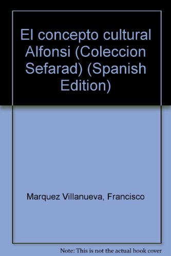 Concepto cultura alfonsi, el