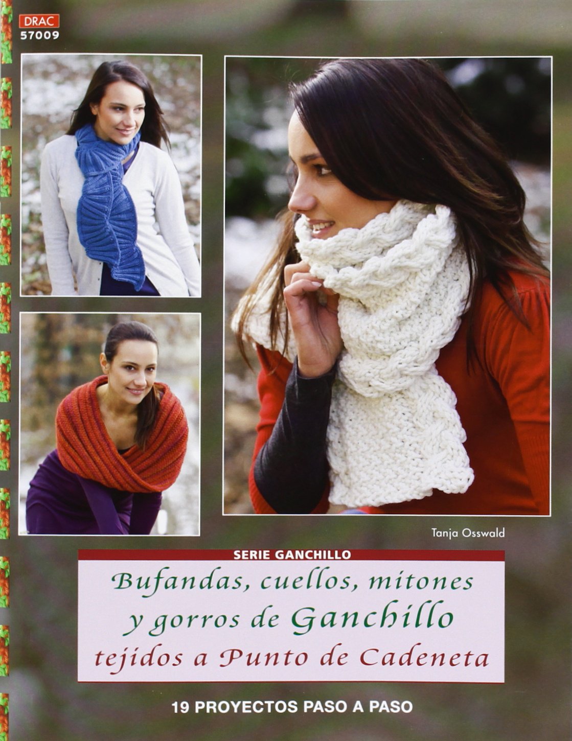 Ganchillo nº 9.Bufandas, cuellos, mitones y gorros de ganchillo tejidos a punto (LABORES-GANCHILLO)