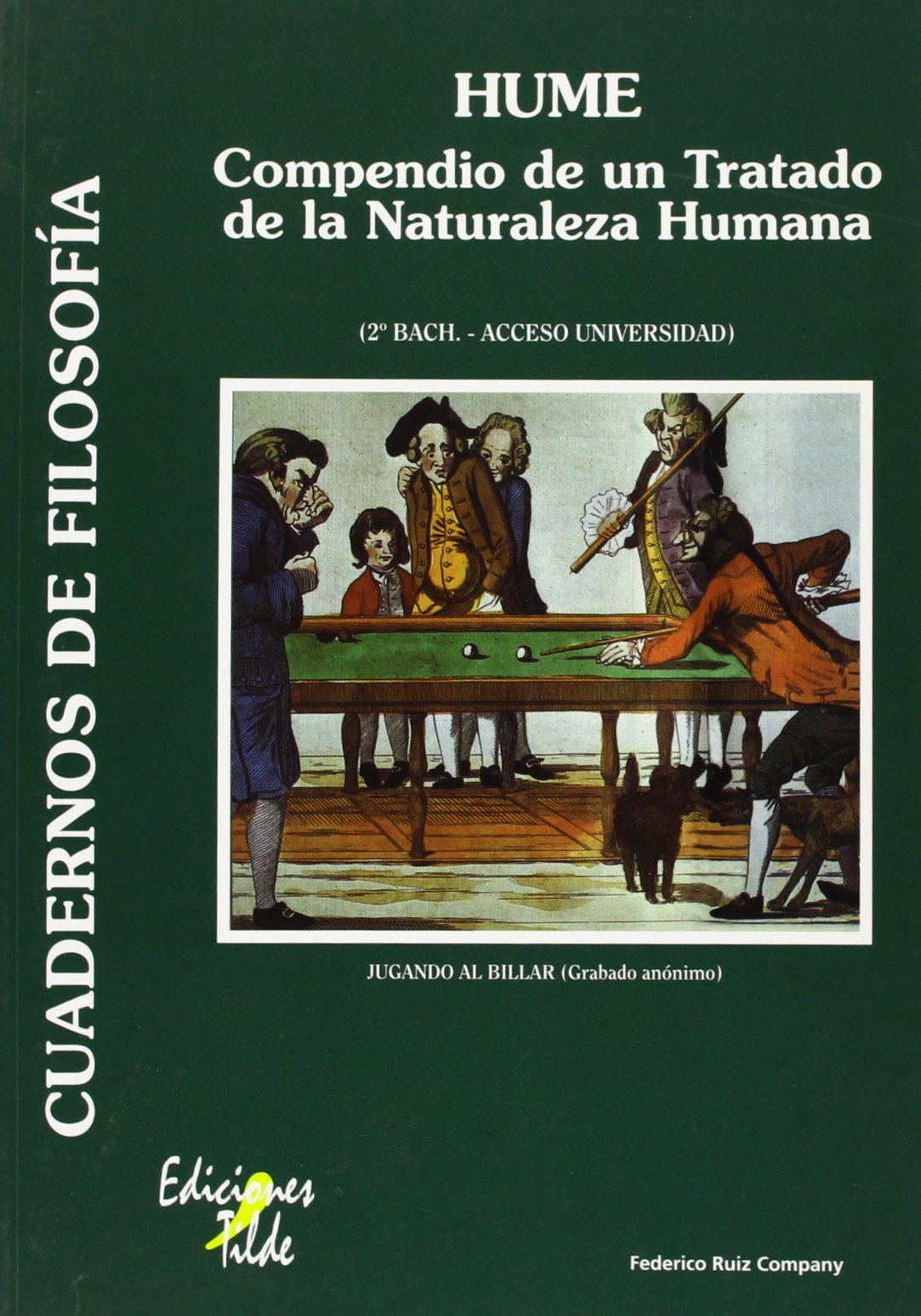 HUME:COMPENDIO TRATADO NATUR.HUMANA (FILOSOFIA:TILDE)