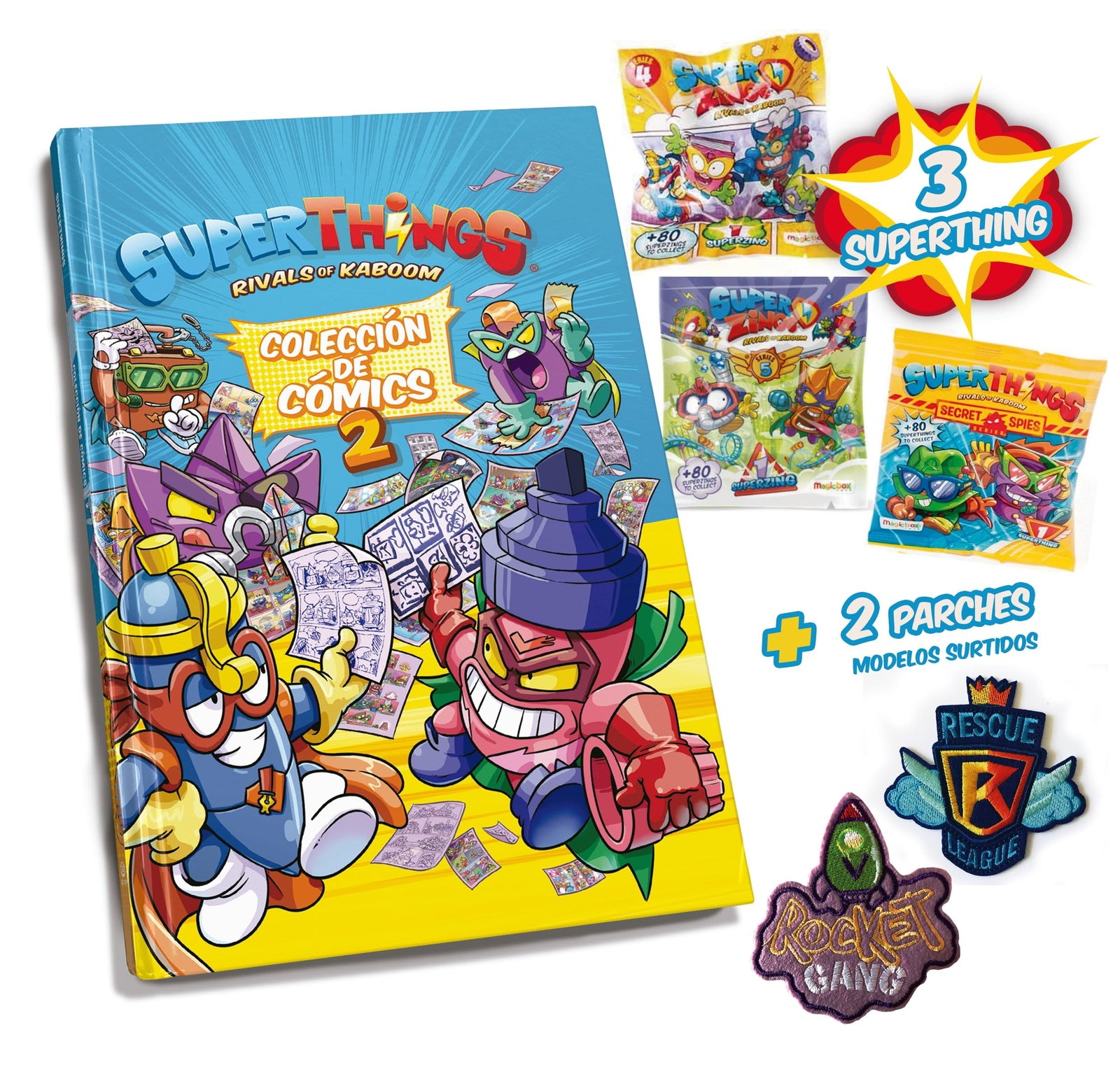 Libro Coleccionista Cómics Superthings - MAX - Series 4, 5 y Secret Spies