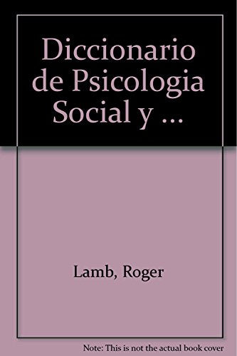 Diccionario de psicología social y de la personalidad