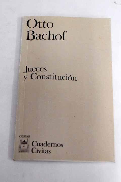 Jueces y constitucion