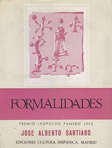 Formalidades (Colección poética Leopoldo Panero)