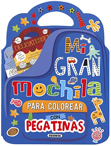 Mi Gran Mochila para Colorear con pegatinas (Mi mochila de pegatinas)