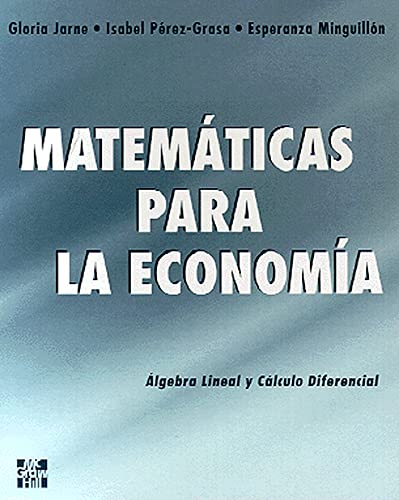 Matematicas para la economia - 9788448111977 (SIN COLECCION)