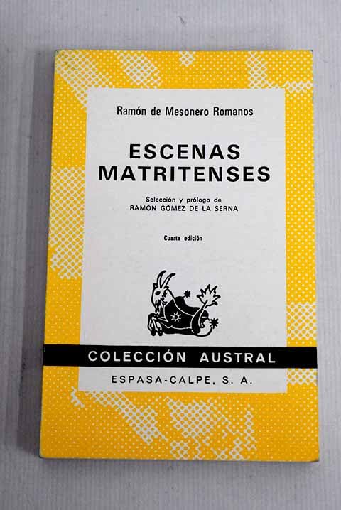 Escenas matritenses
