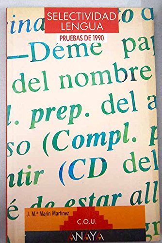 Lengua: pruebas de 1990