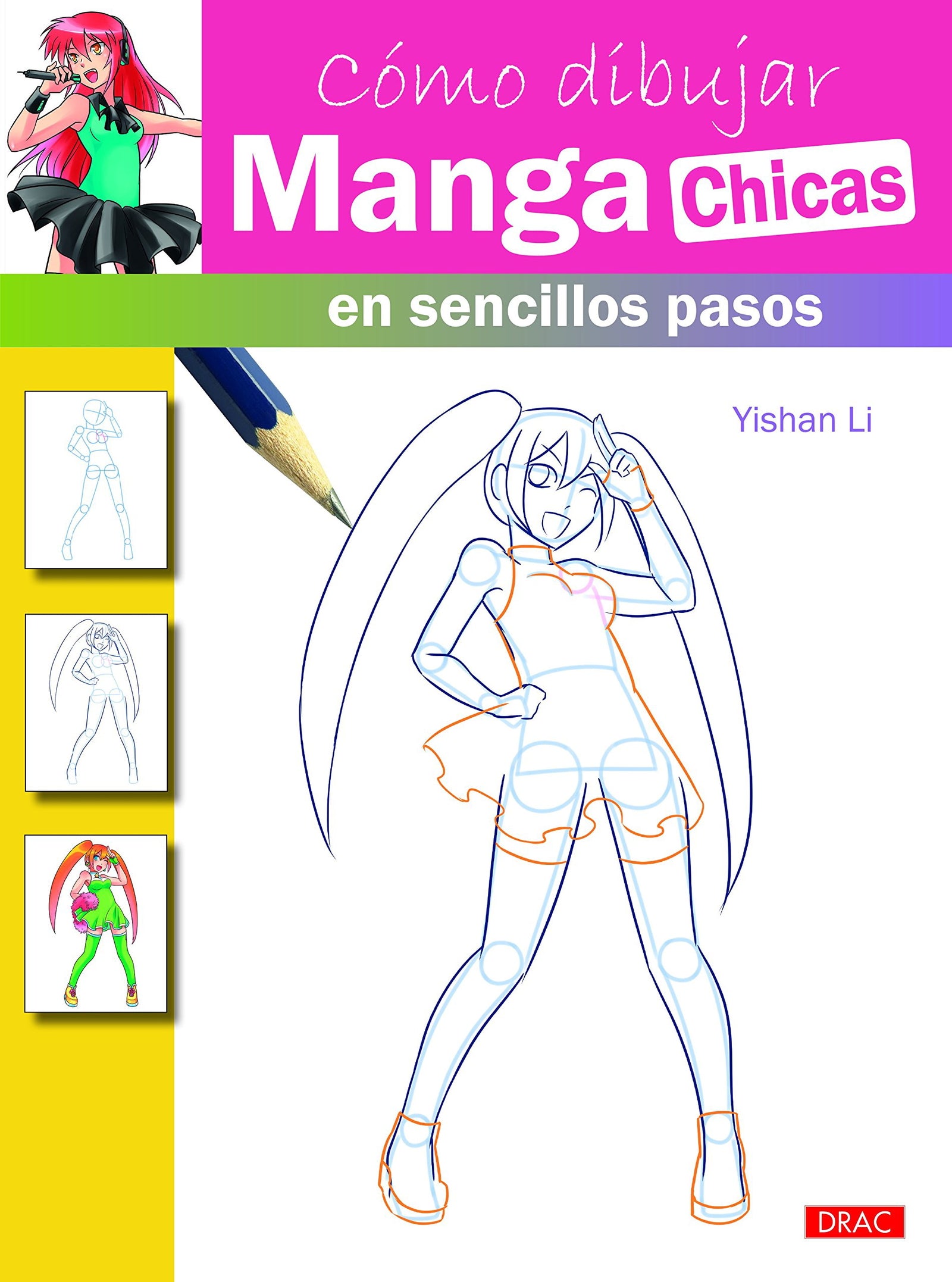 Cómo dibujar Manga chicas en sencillos pasos